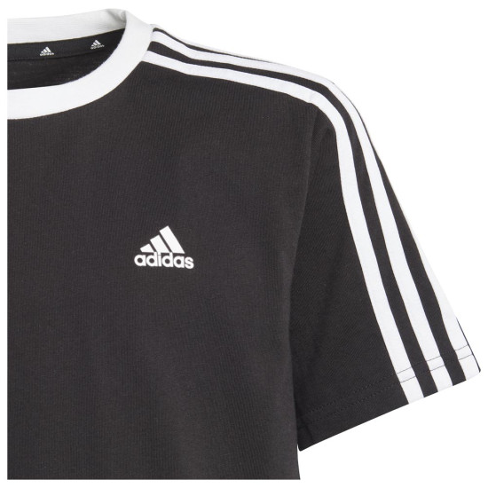 Adidas Παιδική κοντομάνικη μπλούζα Essentials 3-Stripes Cotton Loose Fit Boyfriend Tee